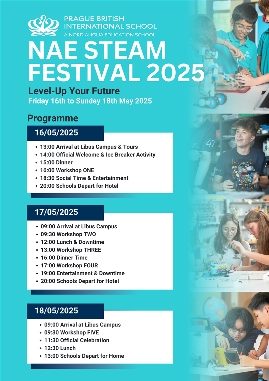 STEAM Festival - May 2025 — Prague British International School